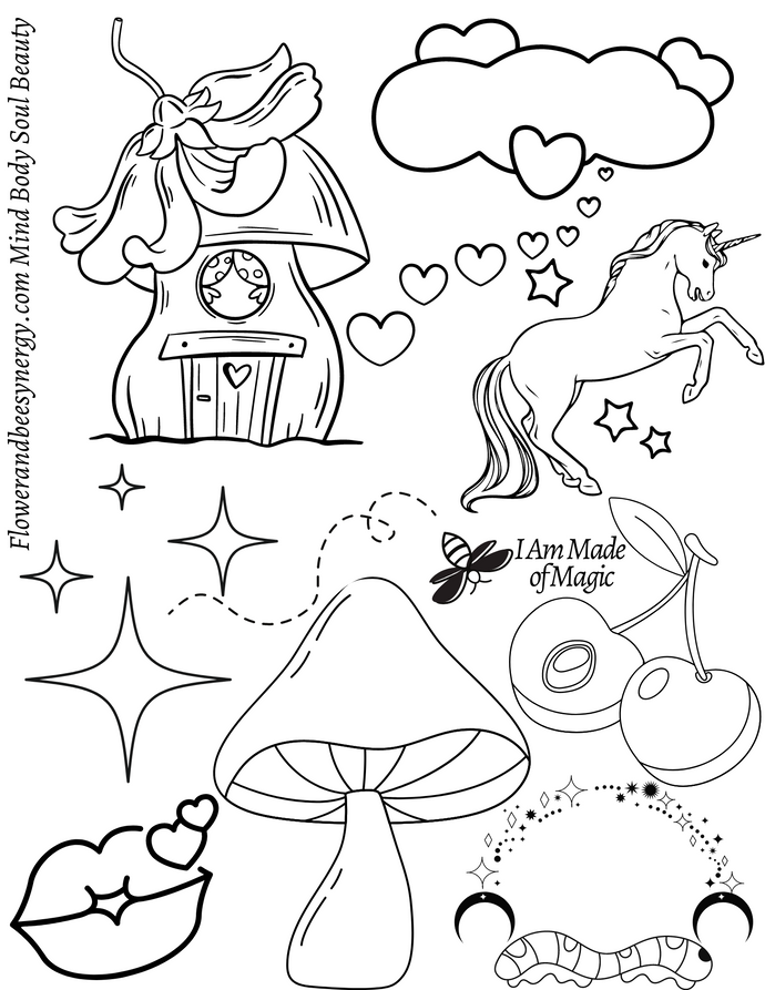 Magic Edition: Color Your Soul Coloring Sheet