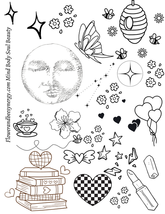 Valentine Edition: Color Your Soul Coloring Sheet