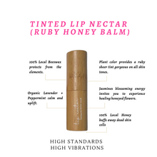 Load image into Gallery viewer, Tinted Lip Nectar (Ruby Honey Balm)